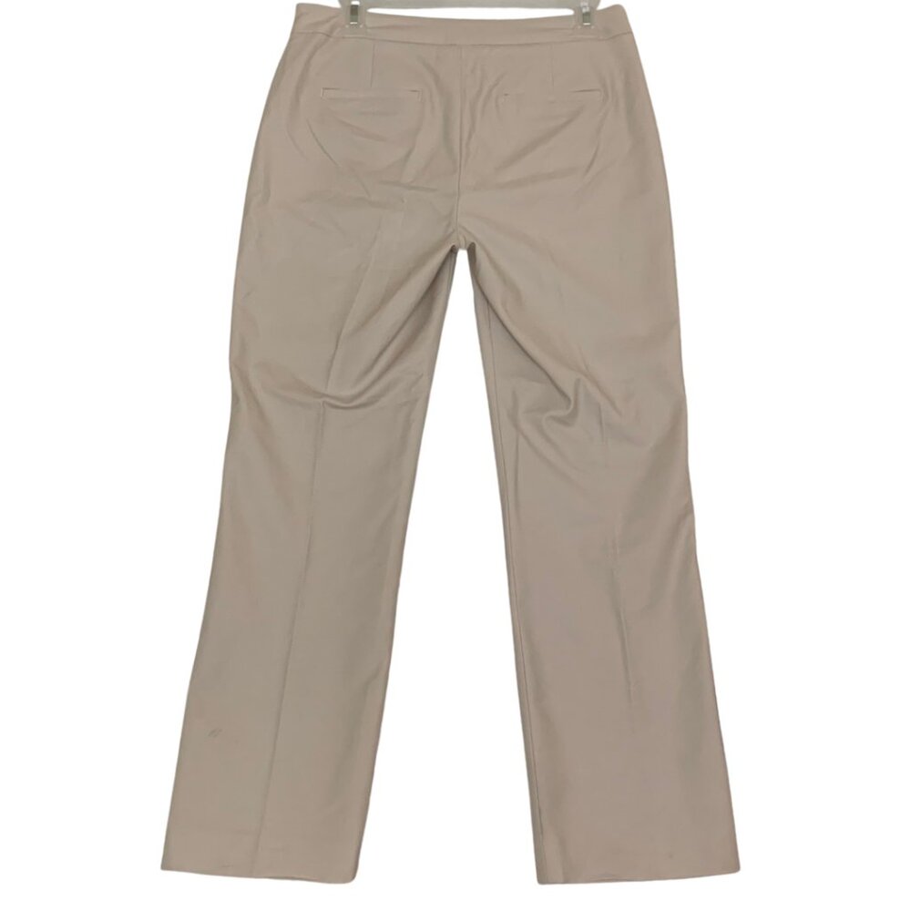 NIC + ZOE Casual Strait Pants Ivory Size P6 - Picture 2 of 7